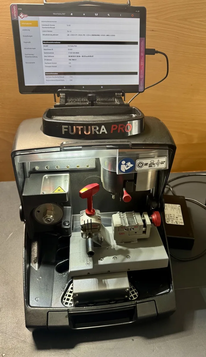 SILCA Futura Pro Engraving – Schlüsselfräsmaschine + Rohlinge